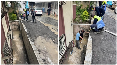İstanbul'da aralıklarla düşen yağış hayatı olumsuz etkiliyor
