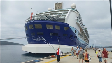 Bodrum'a "Marella Discovery 2" kruvaziyeriyle 1789 turist geldi