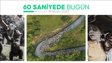 60 saniyede bugün (18 Mayıs 2025)