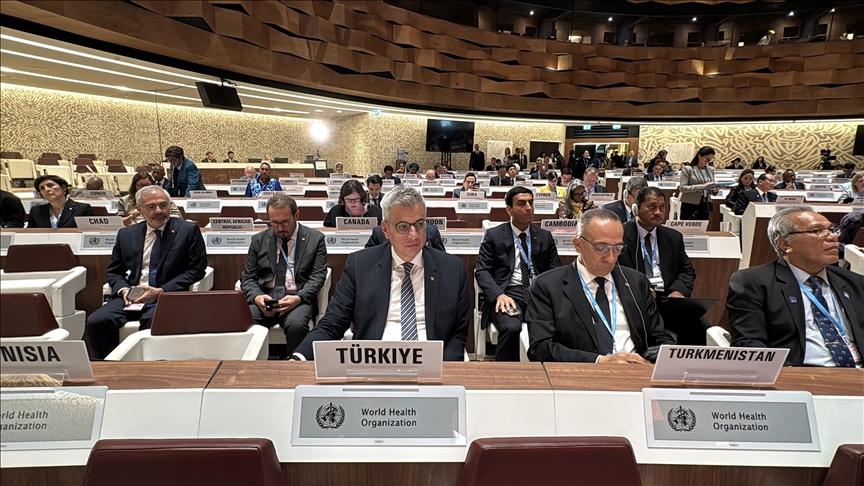 Bakan Memişoğlu, Dünya ğı Asamblesi'nin 78'inci toplantısına katıldı
