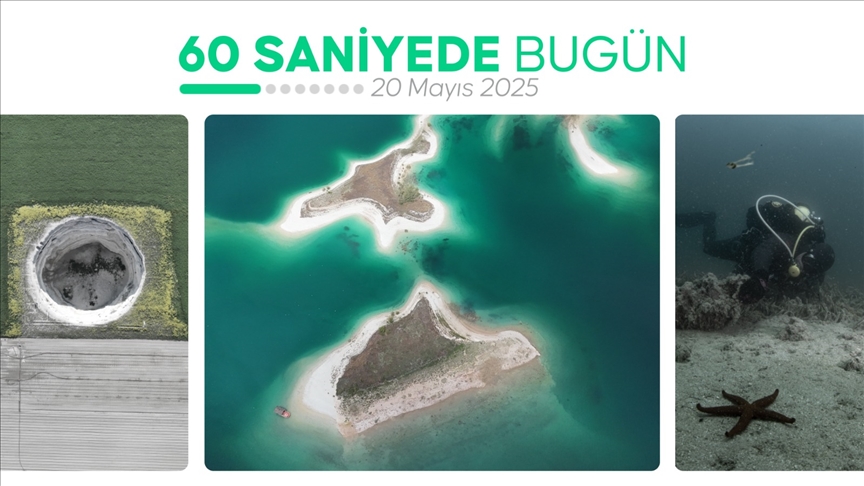 60 saniyede bugün (20 Mayıs 2025)