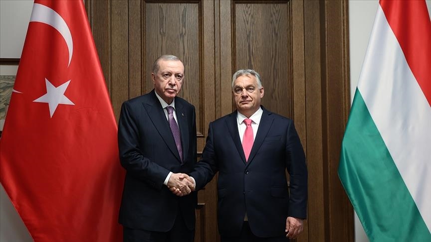 Turkish President Erdogan, Hungarian premier discuss bilateral ties, global issues