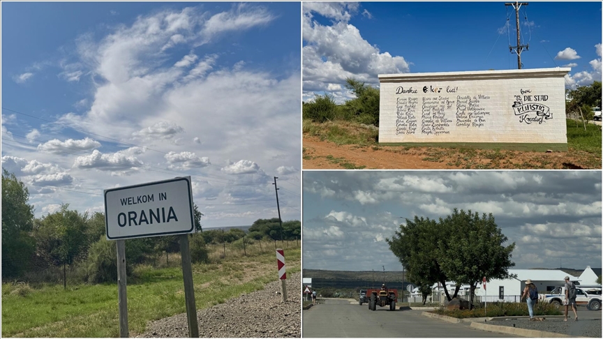 AA, Güney Afrika'da sadece beyazlara ait olan, fiili devlet görünümündeki Orania'ya girdi