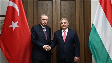 Turkish president meets with Hungarian premier in Budapest