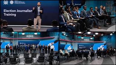 Somali Cumhurbaşkanlığı medya ekibine yönelik "Seçim Haberciliği" eğitimi AAtölye'de başladı