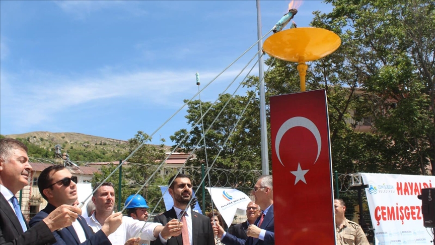 Tunceli'nin Pertek ve Çş ilçeleri doğal gaza kavuştu