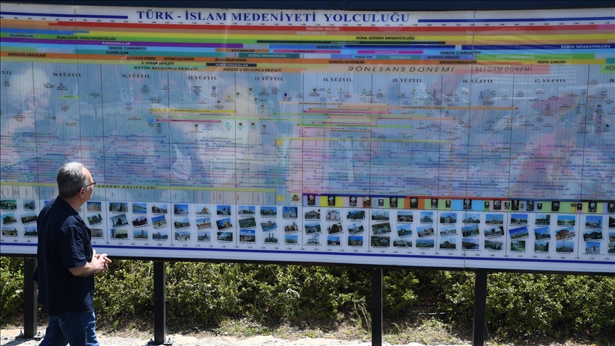 Hazırladığı büyük boyutlu görsel çalışmayla 1500 yıllık Türk-İslam tarihinde yolculuğa çıkarıyor