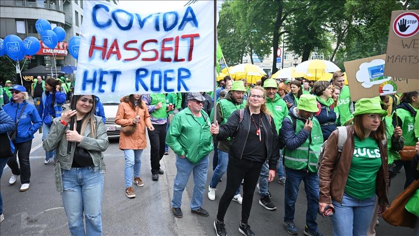 Belgjikë, protesta kundër politikave të kursimit për uljen e shpenzimeve sociale