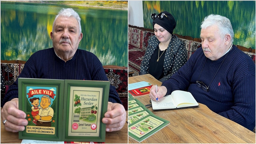 Huzurevinde yazdığı şler "Huzurdan Sesler" kitabında bir araya geldi