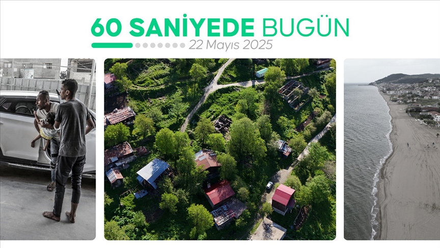 60 saniyede bugün (22 Mayıs 2025)