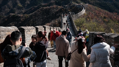 Buzzing with tourists, roof tiles of 650 year old tower collapses in eastern China
