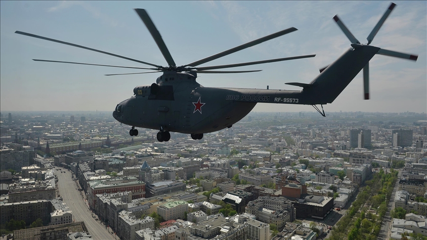 Russian military Mi-8 helicopter crashes in Oryol region, killing all crew