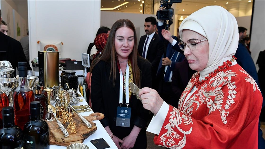 Emine Erdoğan "Uluslararası Aile Forumu"nun kapanış programına katıldı