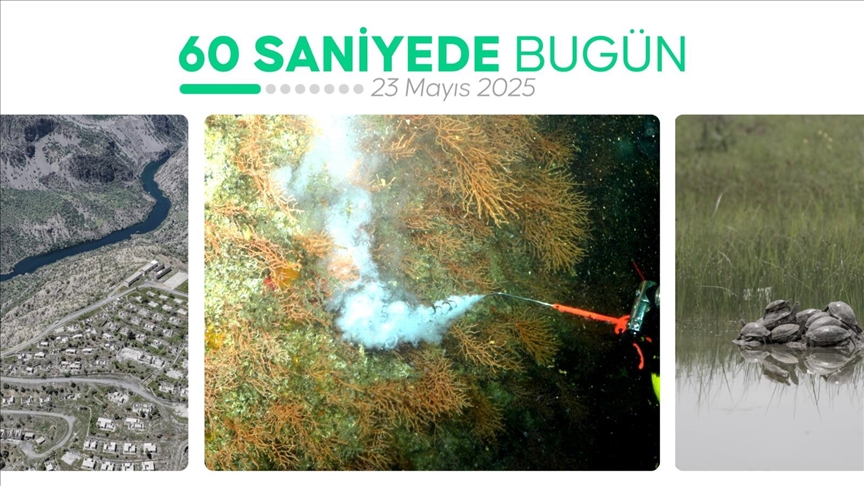 60 saniyede bugün (23 Mayıs 2025)