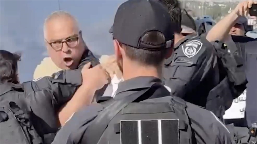 İsrail’de, Gazze’ye saldırıların durması için düzenlenen gösteriye polis müdahale etti