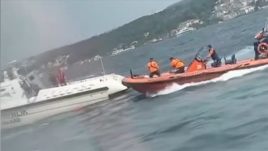 İٲԲܱ'da denize düşen çocuğun kurtarılma anı kamerada