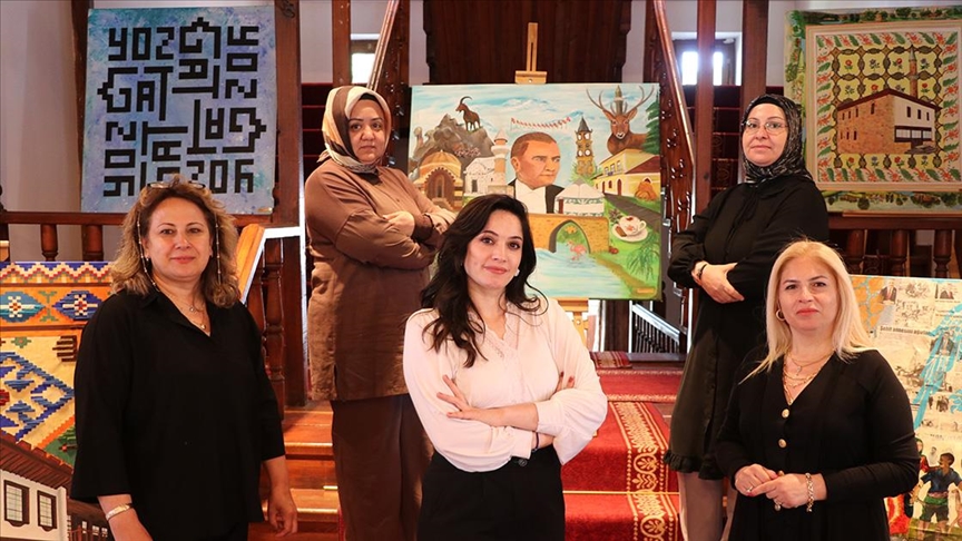 Kadın usta öğreticiler, Yozgat'ın kültürel mirasını sanatla tanıtıyor