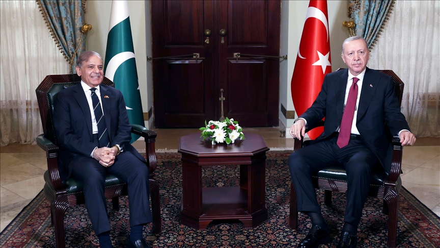 أردوغان وشريف يبحثان العلاقات بين تركيا وباكستان
