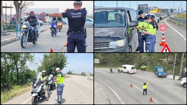 Emniyet ve trafik ekiplerince bir haftada 534 bin 508 sürücüye işlem yapıldı