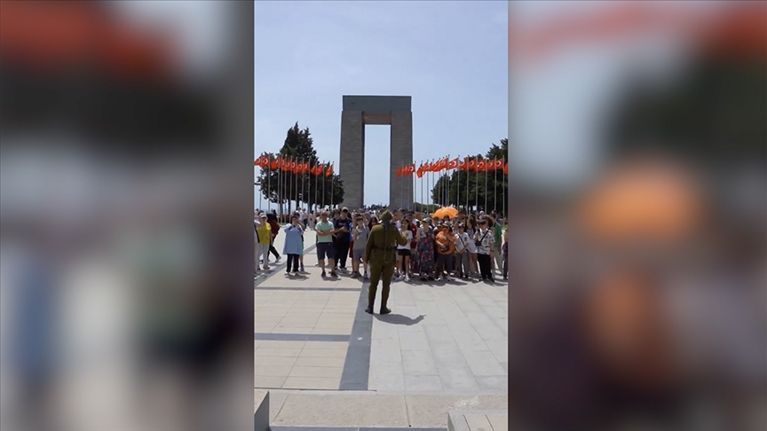 Müzeler Haftası dolayısıyla Şehitler Abidesi'nde gösteri yapıldı