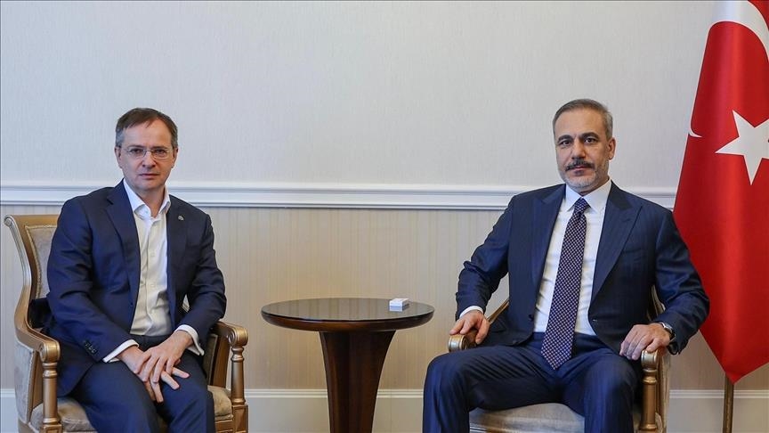 Turkish foreign minister meets Putin aide during visit to Russian capital Moscow