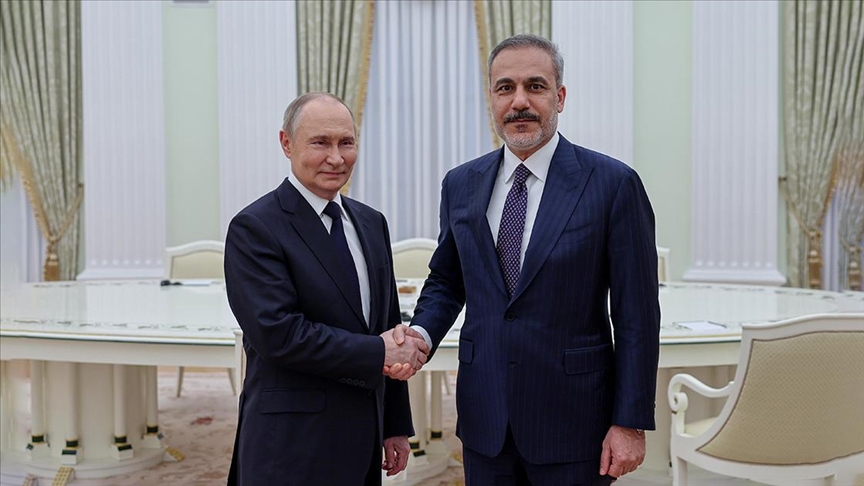 Dışişleri Bakanı Fidan, Rusya Devlet Başkanı Putin tarafından kabul edildi