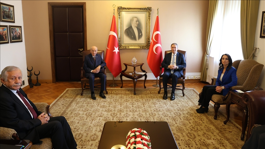 MHP Genel Başkanı Bahçeli, DEM Parti heyetiyle görüştü