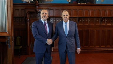 Dışişleri Bakanı Fidan, Moskova'da Rusya Dışişleri Bakanı Lavrov ile bir araya geldi