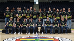 THY Avrupa Ligi şampiyonu Fenerbahçe Beko, basın mensuplarıyla bir araya geldi