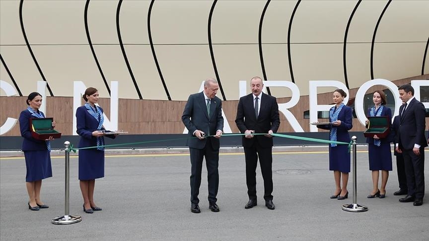 Turkish, Azerbaijani presidents inaugurate Lachin International Airport