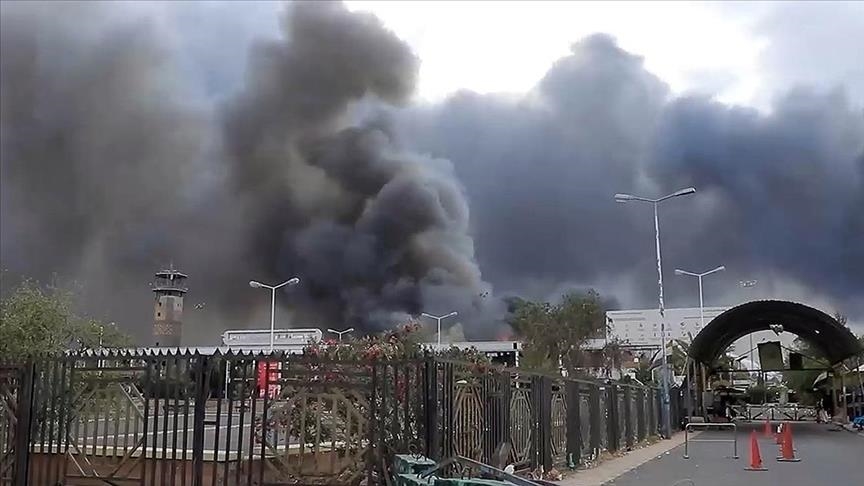 Israeli warplanes stage new airstrikes on Sanaa airport in Yemeni capital