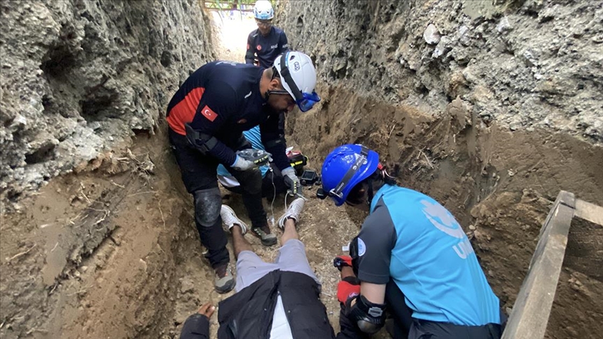 Hatay'da deprem tatbikatı yapıldı