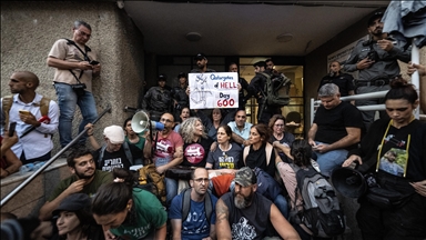 Israeli protesters storm ruling Likud party headquarters in Tel Aviv, demand hostage release deal