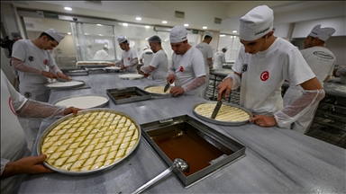 Gaziantepli baklavacılarda bayram telaşı başladı