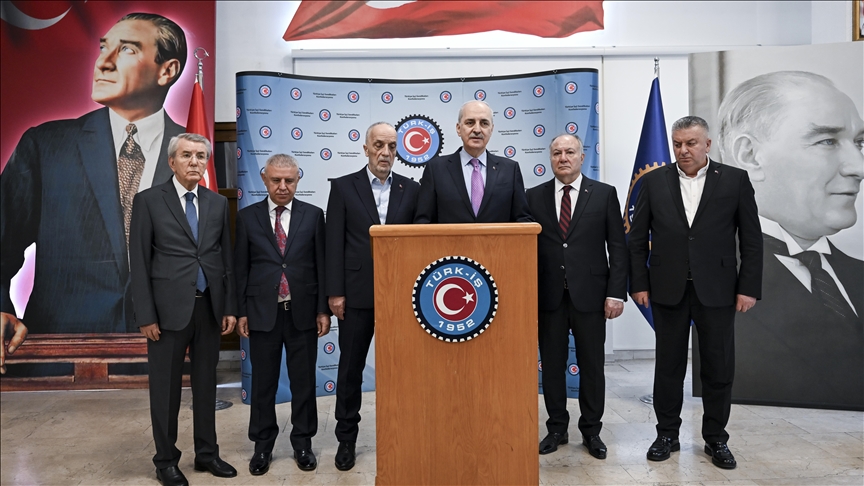 TBMM Başkanı Kurtulmuş: Kamu işçilerimizin emeklerinin karşılığı olan payı almalarını arzu ederiz