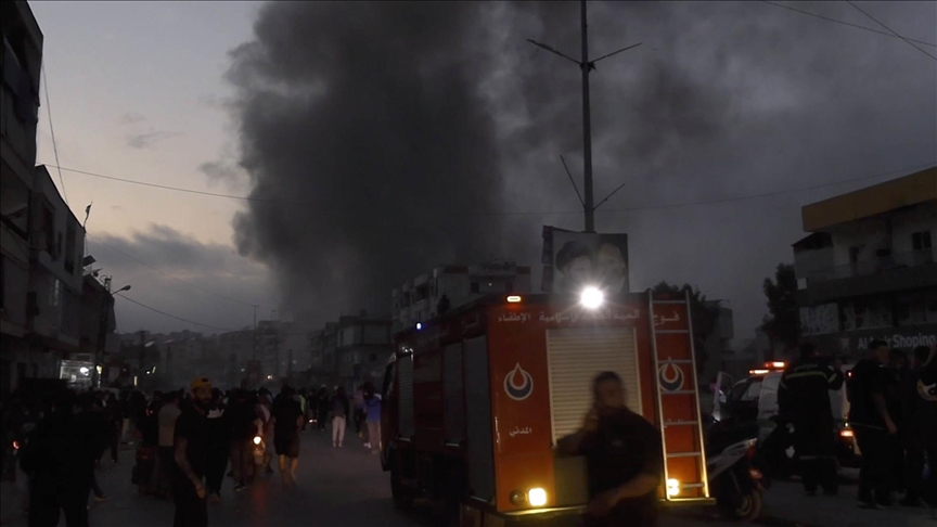 Israeli warplanes launch heavy airstrikes in southern Lebanon
