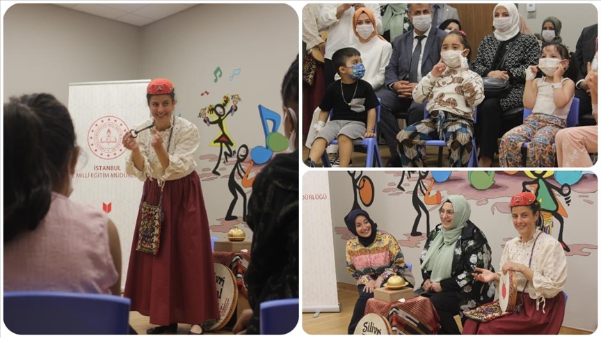 Hastanede şifa bekleyen çocukları masallarla hayata bağlıyorlar