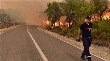 Moroccan authorities continue to battle wildfires in Tangier for 4th straight day