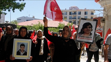 Vanlı aileler, DEM Parti İl Başkanlığı önündeki eylemlerini sürdürdü