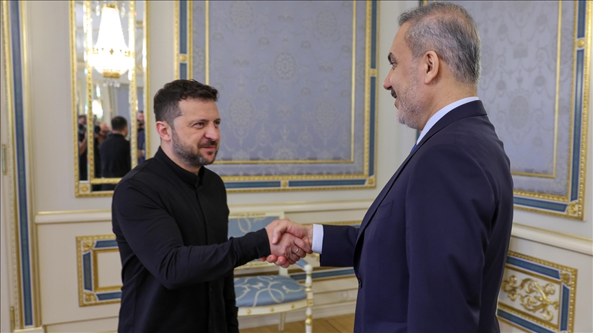 Ministri Fidan u prit nga presidenti ukrainas Zelenskyy