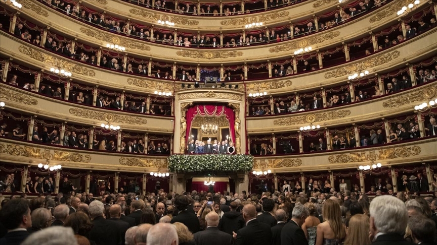 Italian opera house fires usher for shouting ‘free Palestine’ at concert attended by premier