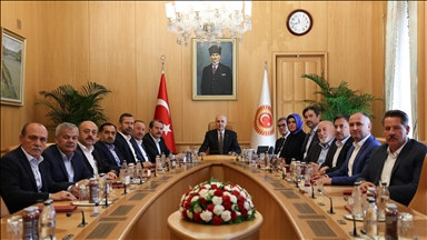 TBMM Başkanı Kurtulmuş, Memur-Sen Başkanlar Kurulunu kabul etti