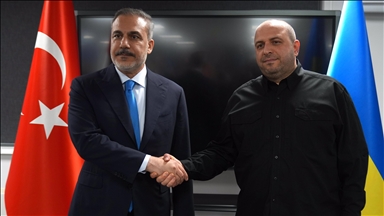 دیدار فیدان با وزیر دفاع اوکراین