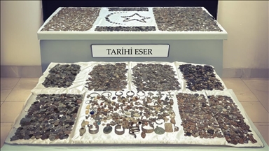 Kapıkule'de tırda tarihi eser niteliğinde 12 bin 770 sikke ve obje ele geçirildi
