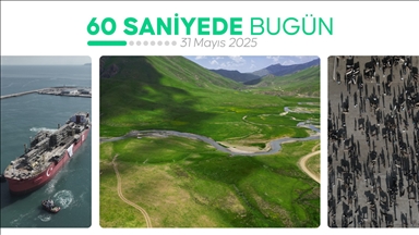 60 saniyede bugün (31 Mayıs 2025)
