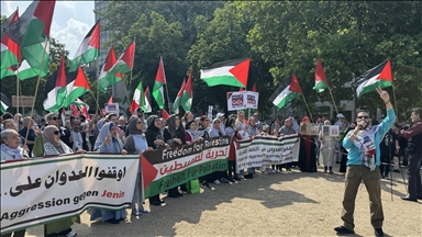 برلين.. مظاهرة حاشدة للتضامن مع الشعب الفلسطيني بمشاركة يهود ألمان