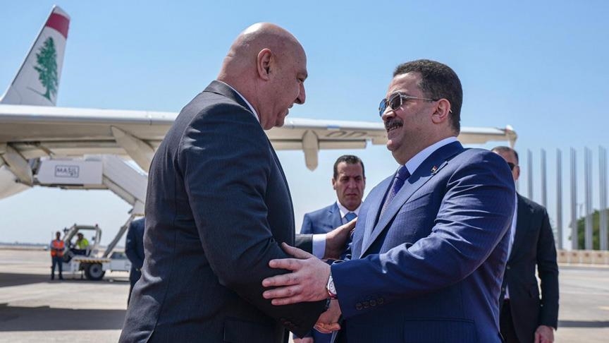 رئيس لبنان يصل العراق لبحث العلاقات والتعاون الثنائي