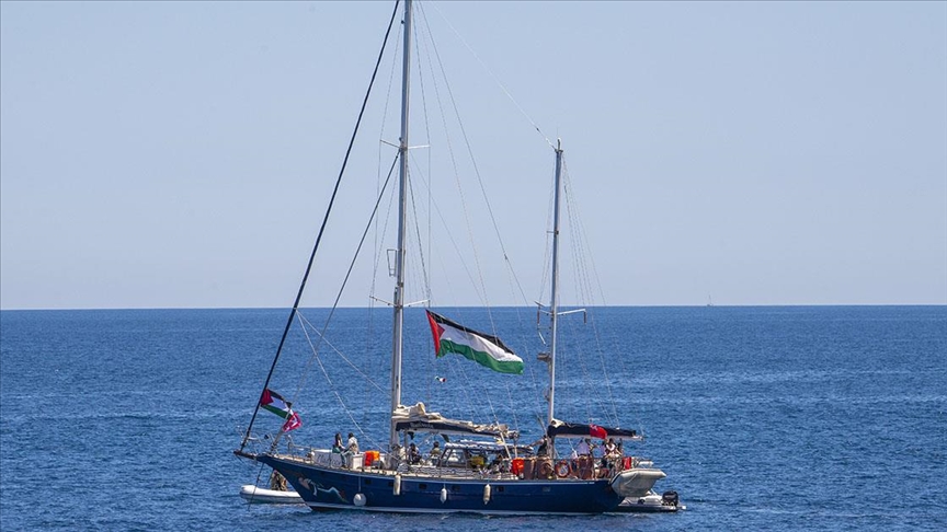 Gazze için Özgürlük Filosu'nun yeni gemisi İtalya'dan hareket etti