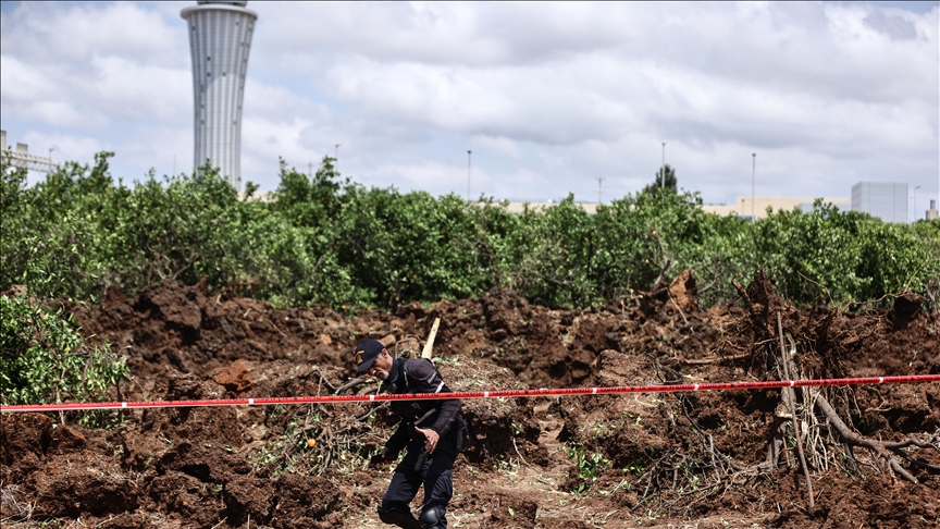 Israel reports new attack from 365bet籭, suspends flights at Tel Aviv airport