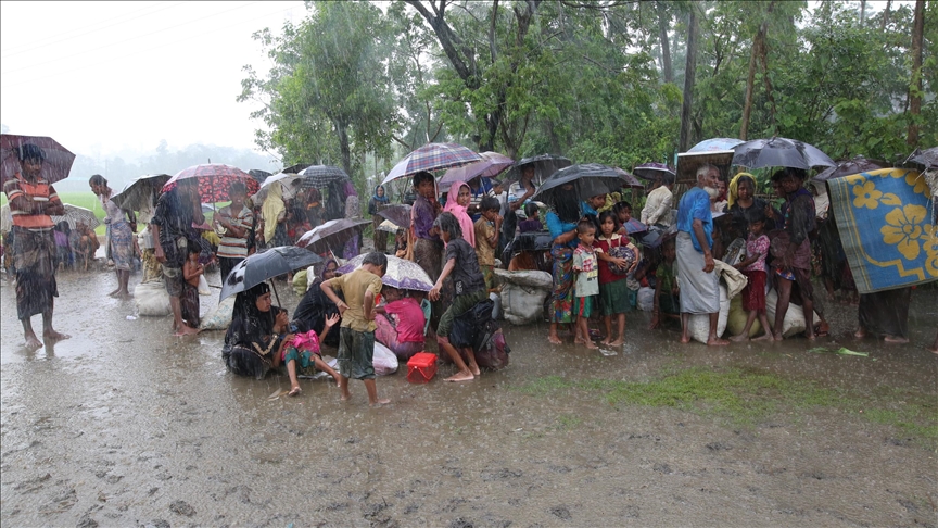 Heavy rains damage over 1,400 Rohingya homes in Bangladesh